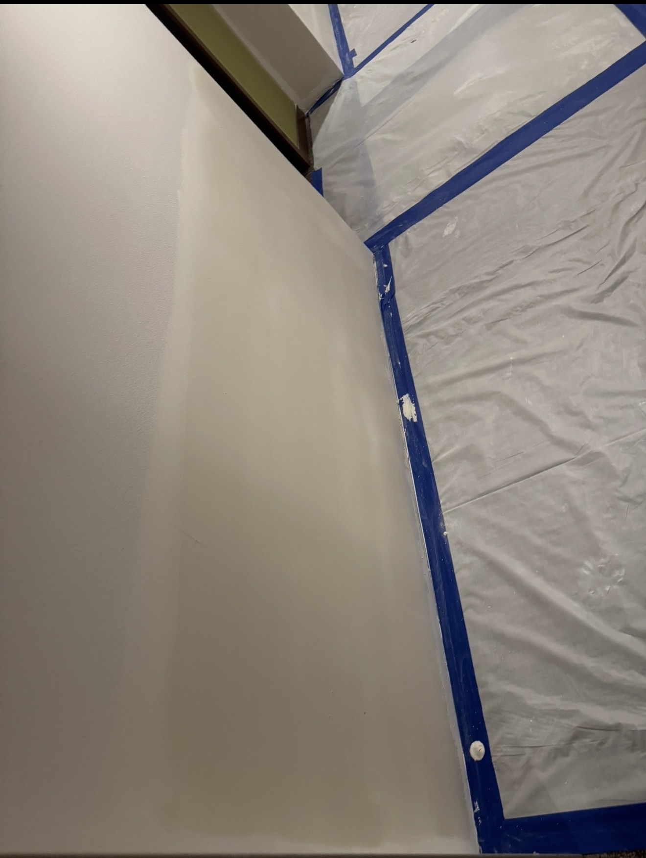 Finished commercial hallway painting