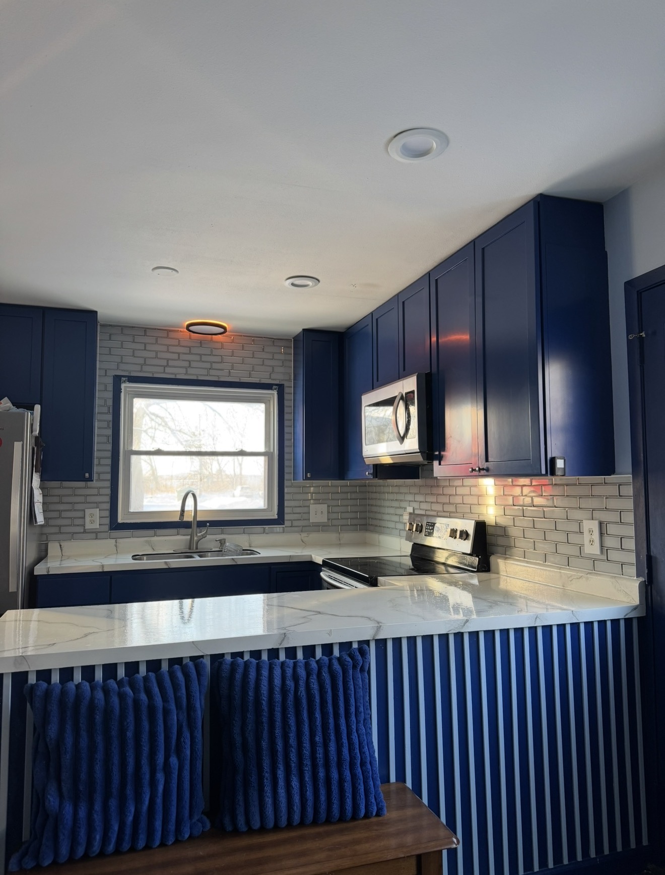 Finished kitchen remodeling project by JR Remodeling & Painting LLC